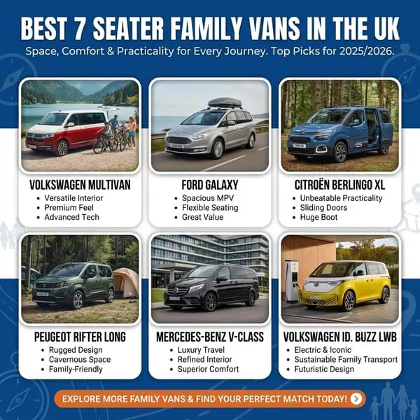 Best 7 Seater Family Vans in the UK