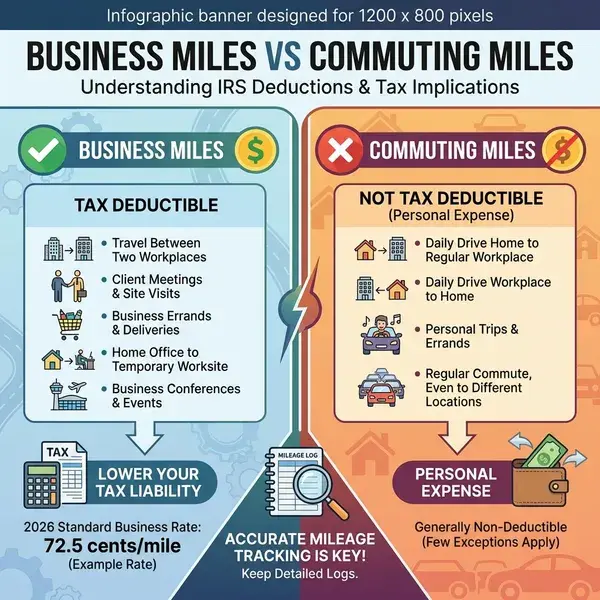 Business Miles vs Commuting Miles