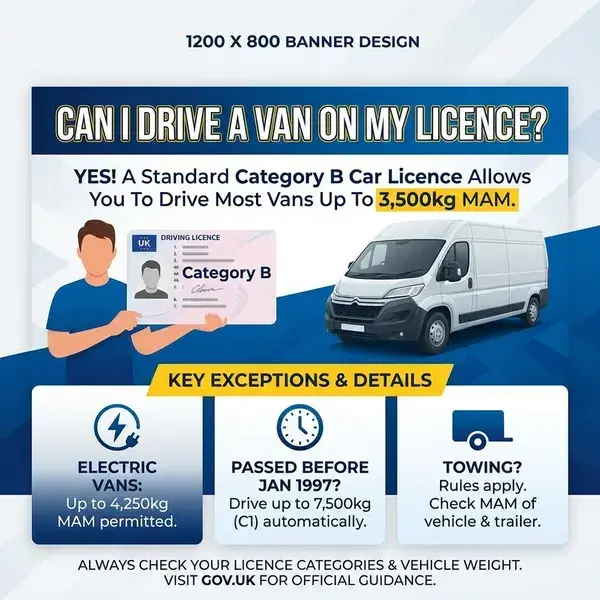 Can I Drive A Van On My Licence?