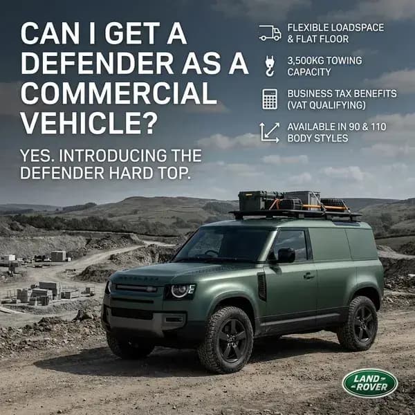 Can I Get A Defender As A Commercial Vehicle?
