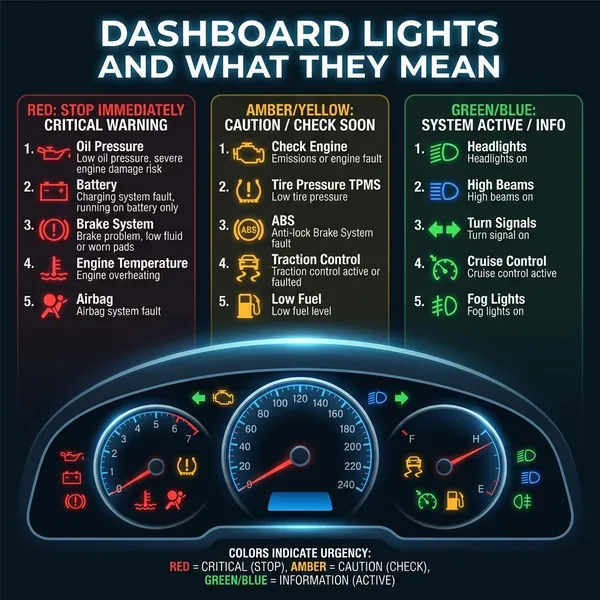 Dashboard Lights and What They Mean
