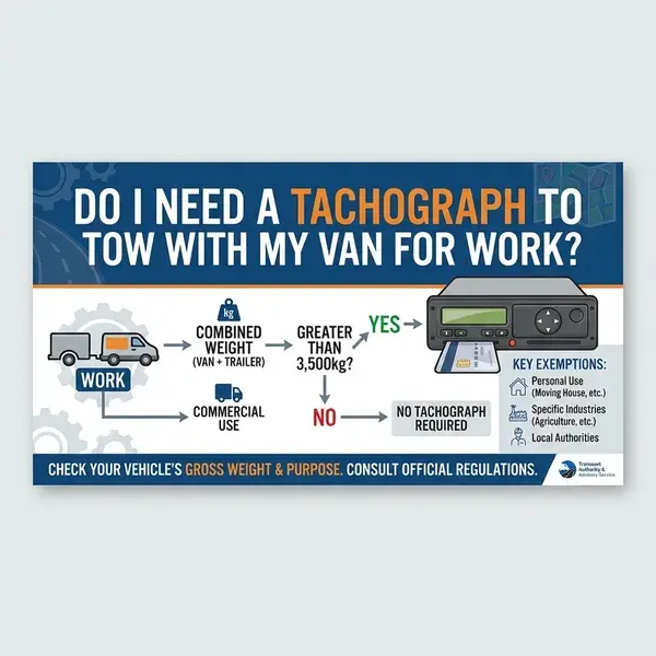 Do I Need a Tachograph to Tow with My Van for Work