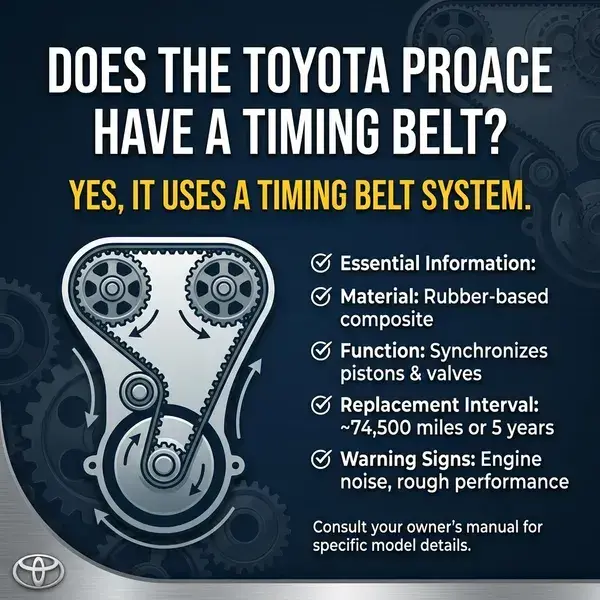 Does The Toyota Proace Have A Timing Belt?