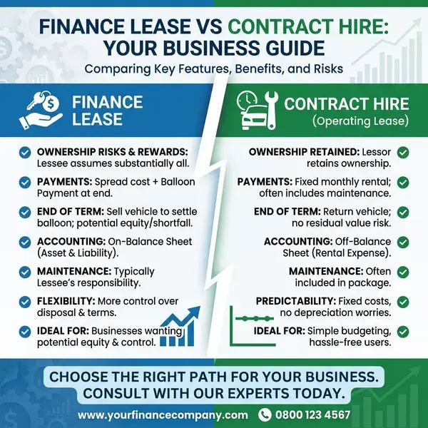 Finance Lease vs Contract Hire