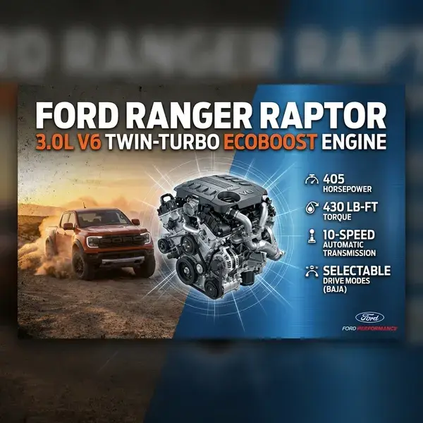 Ford Ranger Raptor Engine