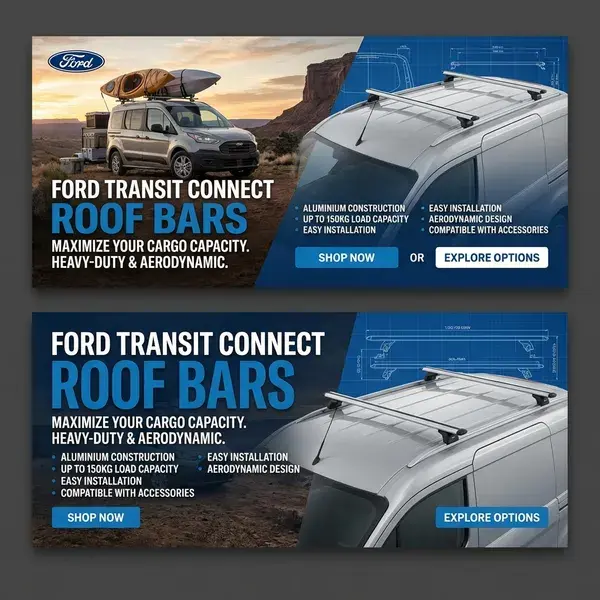 Ford Transit Connect Roof Bars