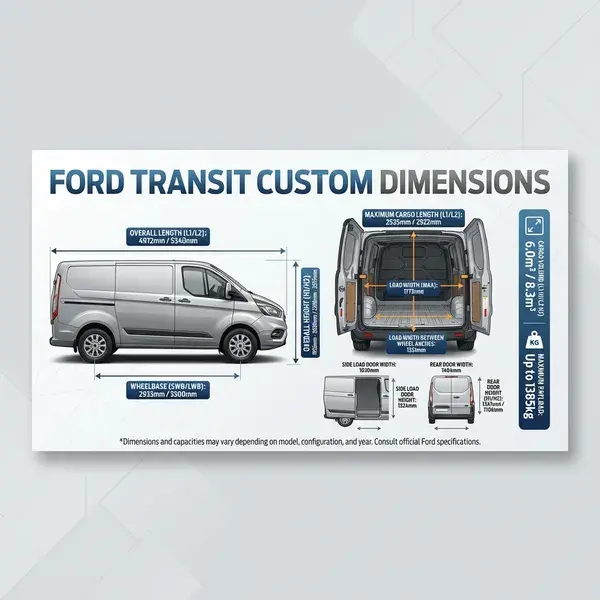 Ford Transit Custom Dimensions:
