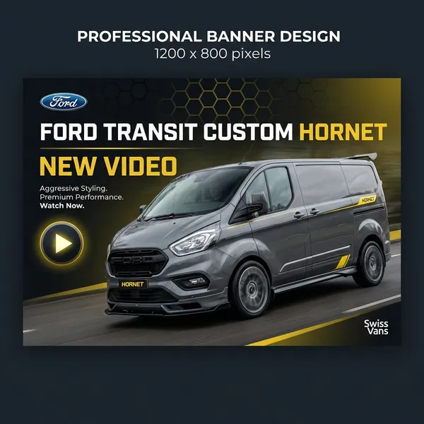 Ford Transit Custom Hornet – New Video