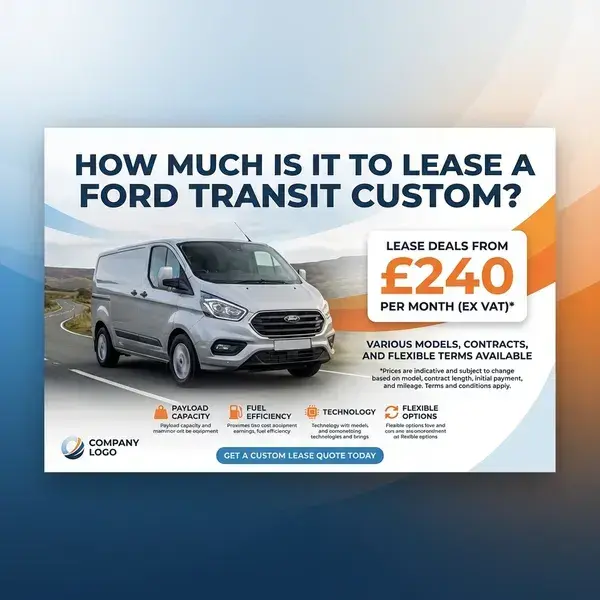 How Much Is It To Lease A Ford Transit Custom?