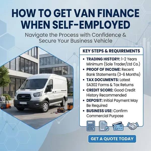 How to Get Van Finance When Self-Employed