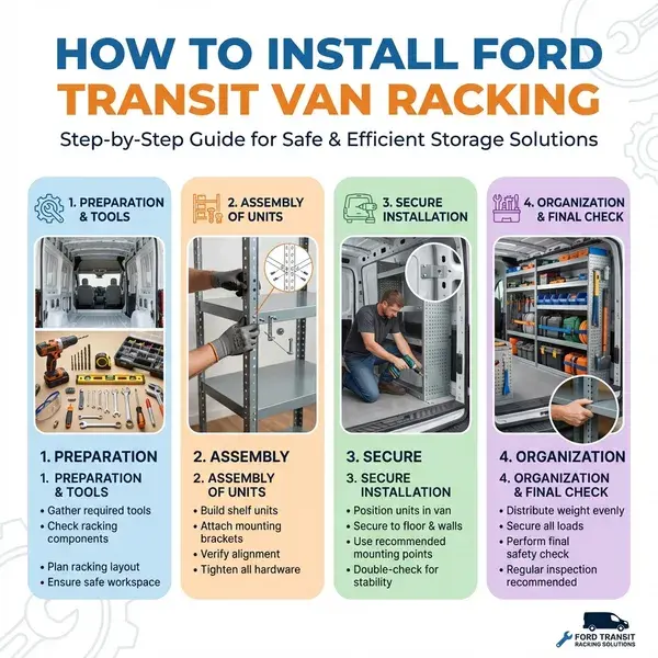 How to Install Ford Transit Van Racking