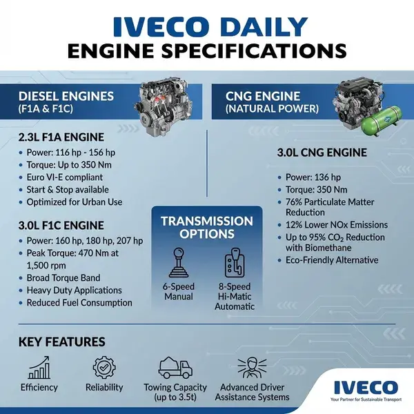 Iveco Daily Engine Specifications