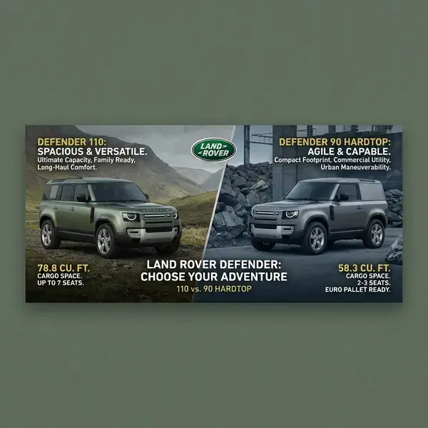 Land Rover Defender 110 vs 90 Hardtop