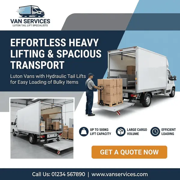 Luton Vans with Tail Lifts