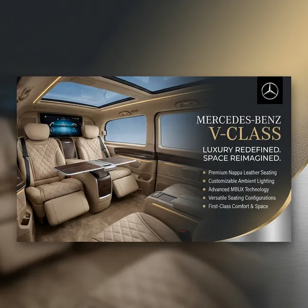 Mercedes V Class Interior
