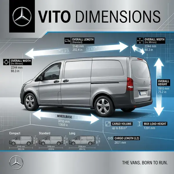 Mercedes Vito Dimensions