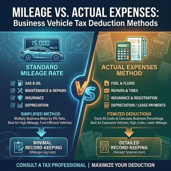 Mileage vs Actual Expenses