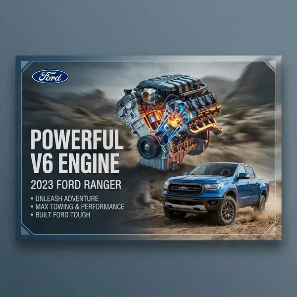 V6 Engine for 2023 New Ford Ranger