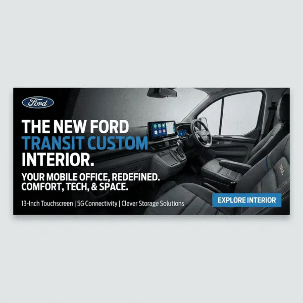New Ford Transit Custom Interior