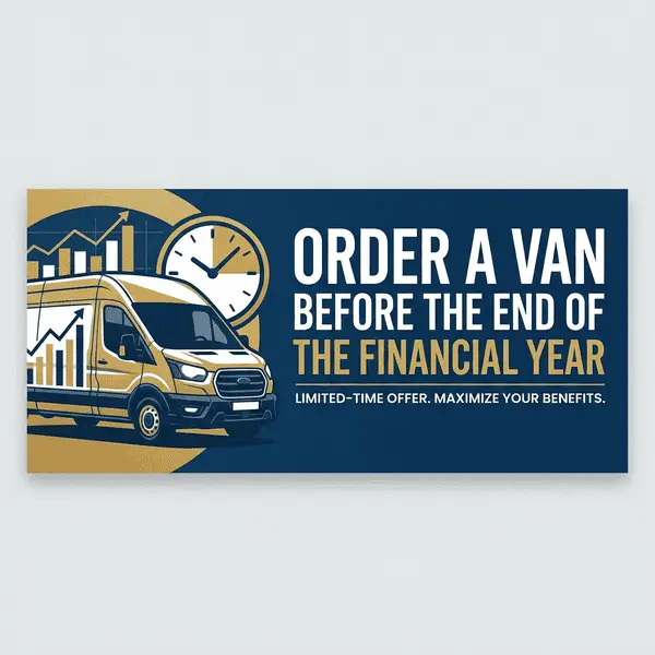 Order a van before the end of the financial year