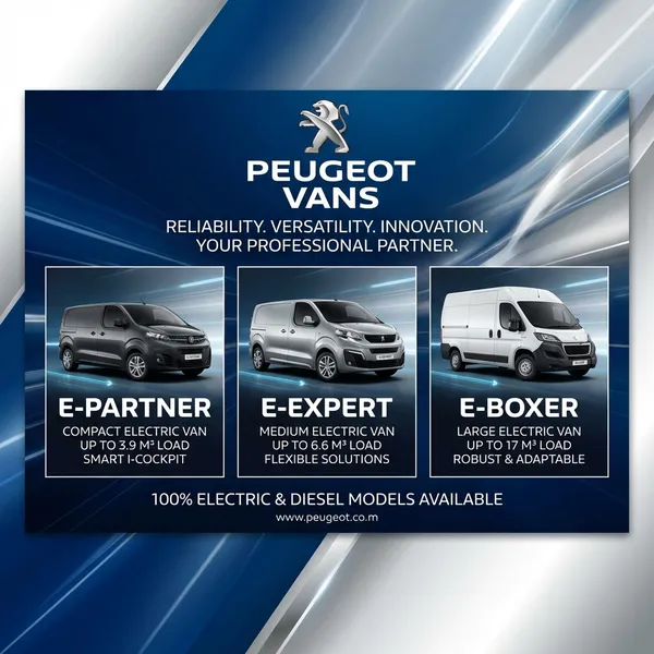 Peugeot Vans Models