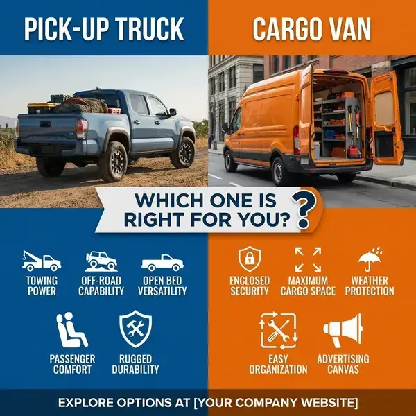 Pick-up vs Van Which One Is Right for You?