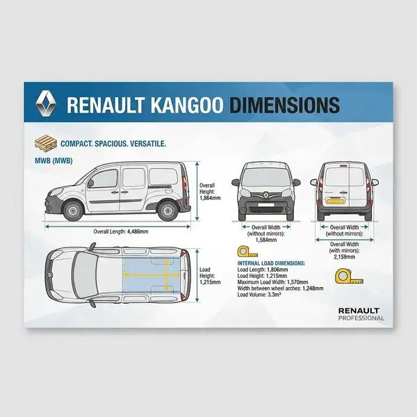 Renault Kangoo Dimensions