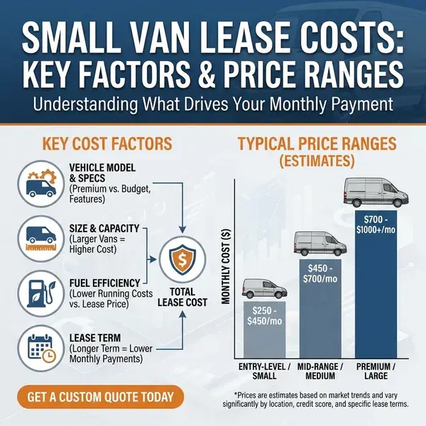Small Van Lease Costs