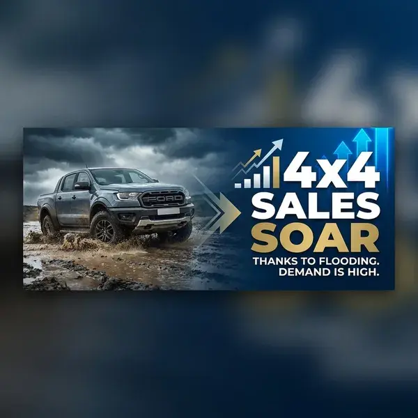 4×4 Sales Soar thanks to Flooding