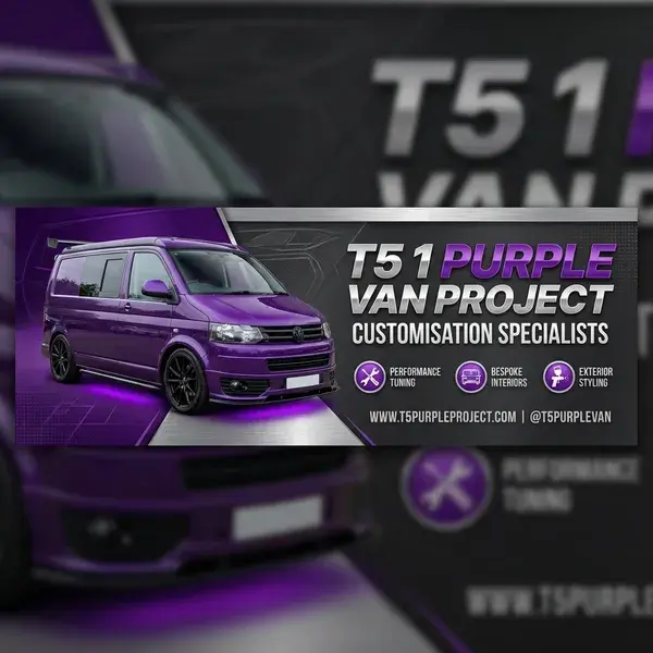 T5 1 Purple Van Project Customisation