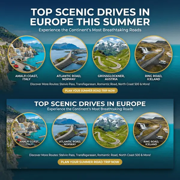 Top Scenic Drives in Europe this Summer