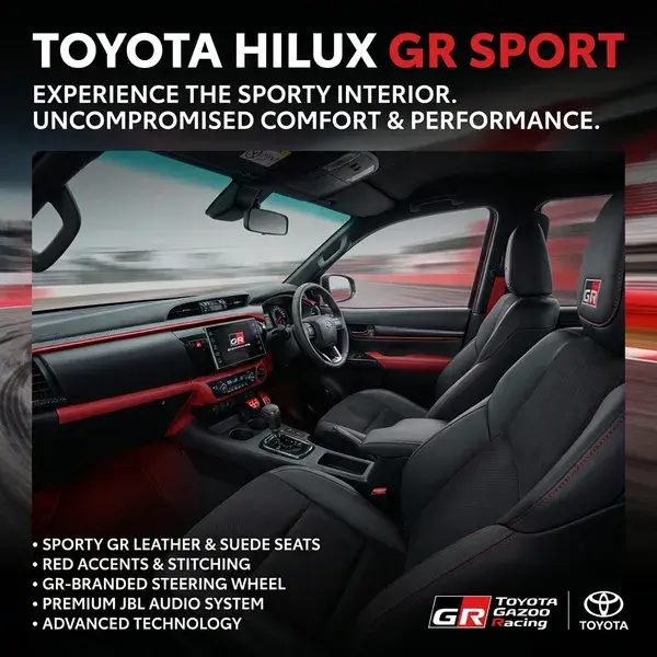 Toyota Hilux GR Sport Interior
