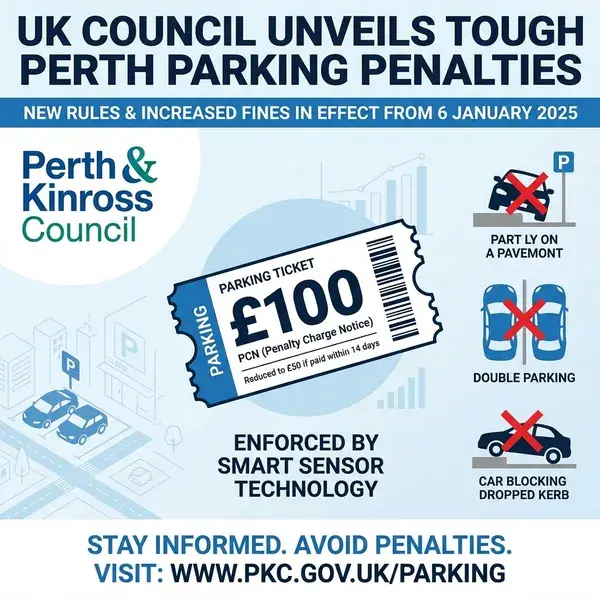 UK Council Unveils Tough Perth Parking Penalties