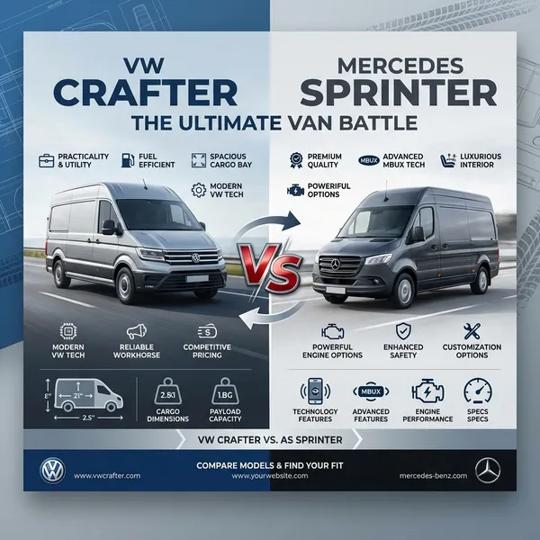 VW Crafter vs Mercedes Sprinter