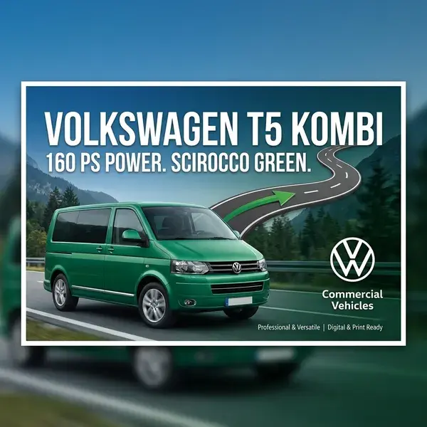 VW T5 160 PS Kombi Scirocco Green