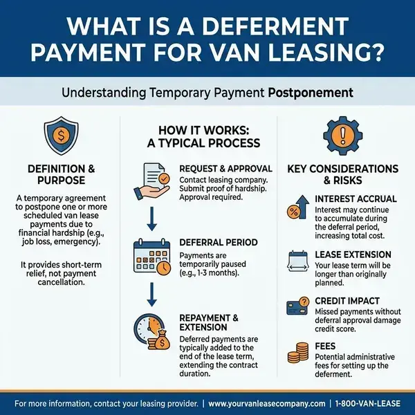 What is a Deferment Payment for Van Leasing