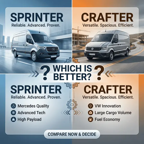 Which is better? Sprinter Or Crafter?